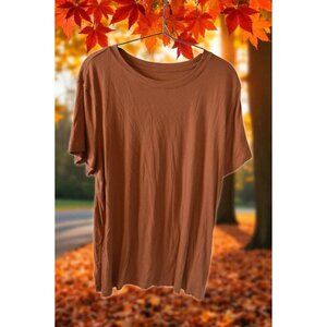 A new Day T-shirt Basic Ribbed Short Sleeve Womens Size XL